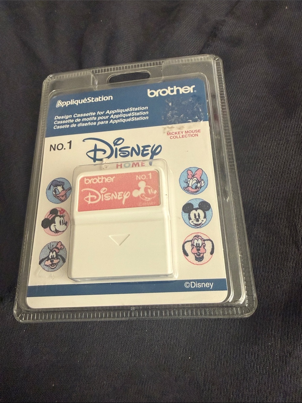Brother Disney AppliquéStation Design Cassette - White with Pink Label